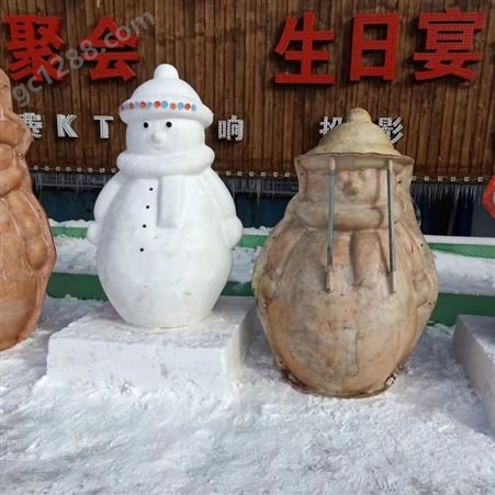 广达机械 雪人模具大雪人高1.75米直径1.1米重量36公斤